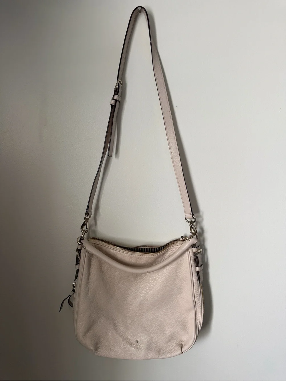 kate spade cream Pebbled Leather Shoulder & Crossbody Bag